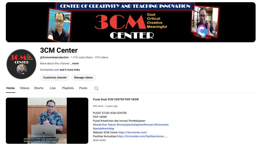 Youtube 3CM Center